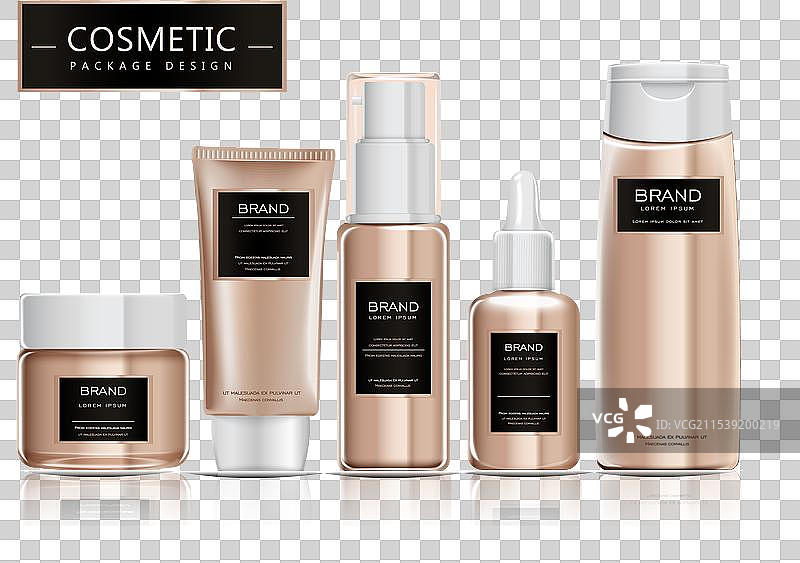 化妆品包装模板设计图片素材