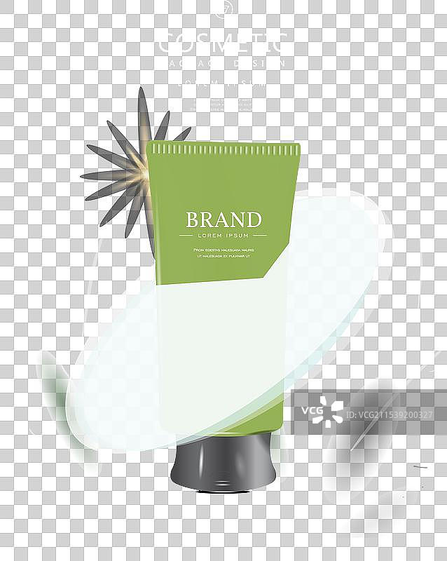 清新的化妆品海报图片素材