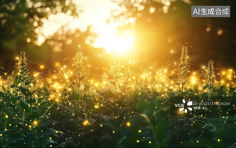 【AI数字艺术】互联网科技农业生产图片素材
