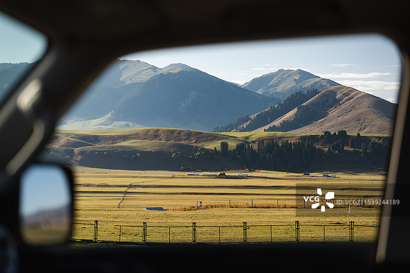 车窗外的风景图片素材