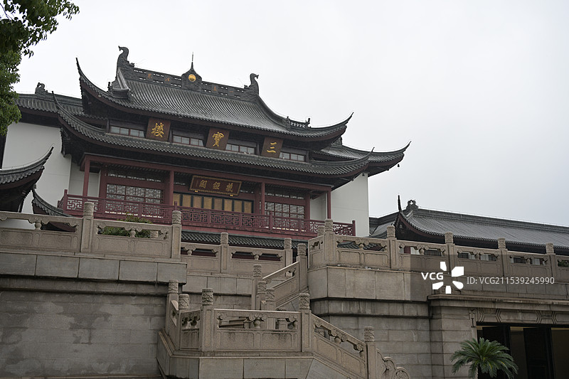 三宝楼藏经阁图片素材