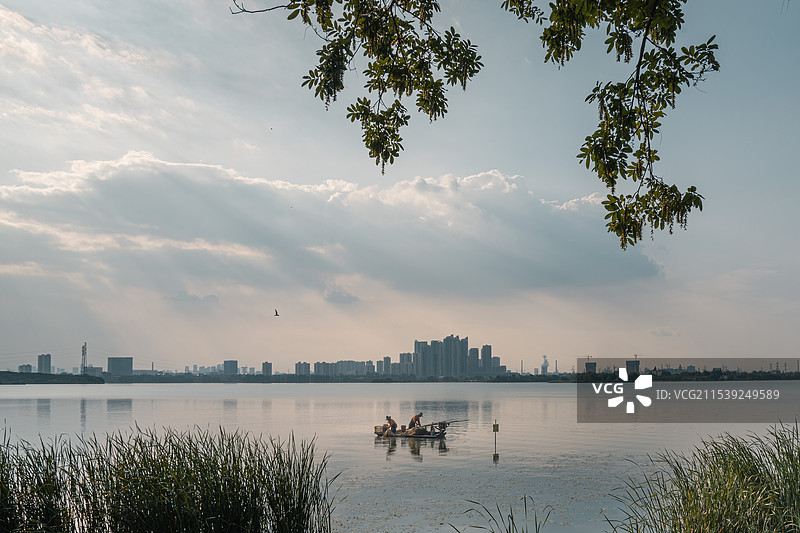 严西湖绿道风光图片素材