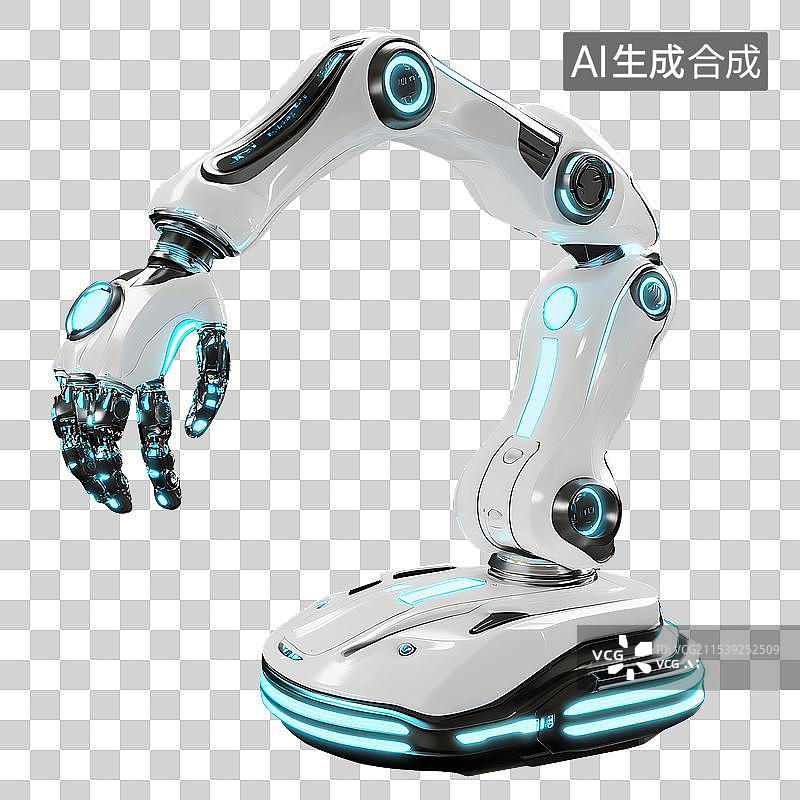 【AI数字艺术】未来科技感机械手臂，医疗机器人，医疗机器图片素材