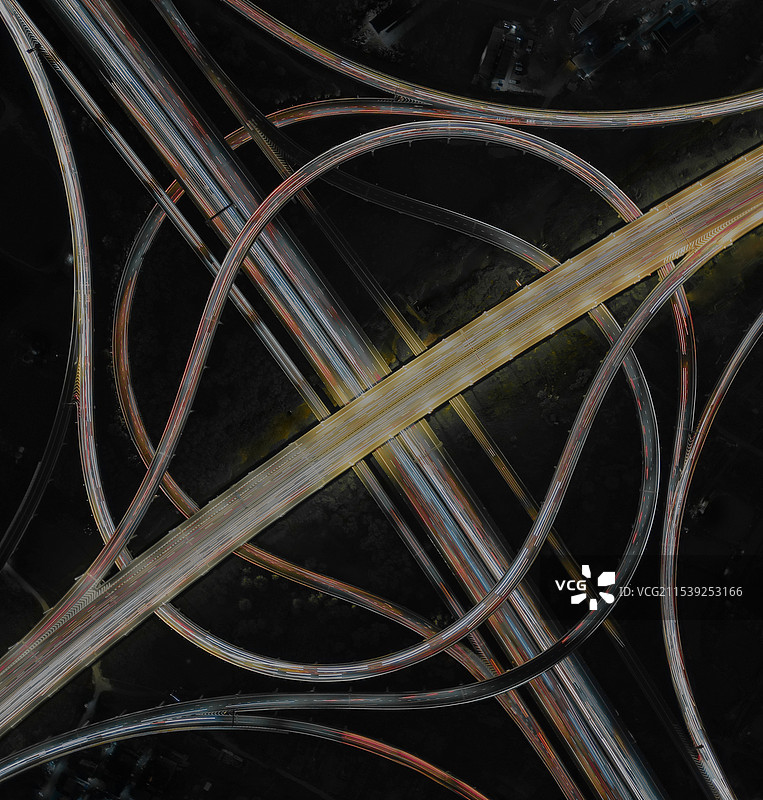 漩涡立交桥大型立交都市天际线南沙大桥图片素材