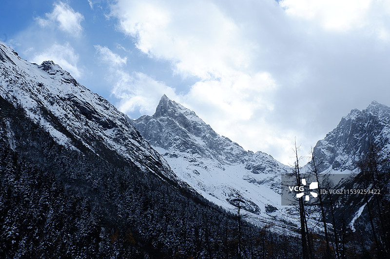 川西毕棚沟景区图片素材