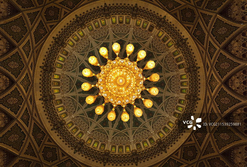 阿曼马斯喀特苏丹卡布斯大清真寺图片素材