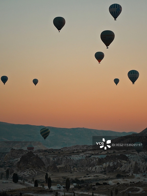 卡帕多起亚的热气球图片素材
