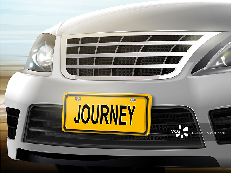 旅程字样的车牌图片素材