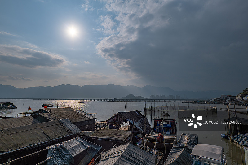 鳌江渔港图片素材