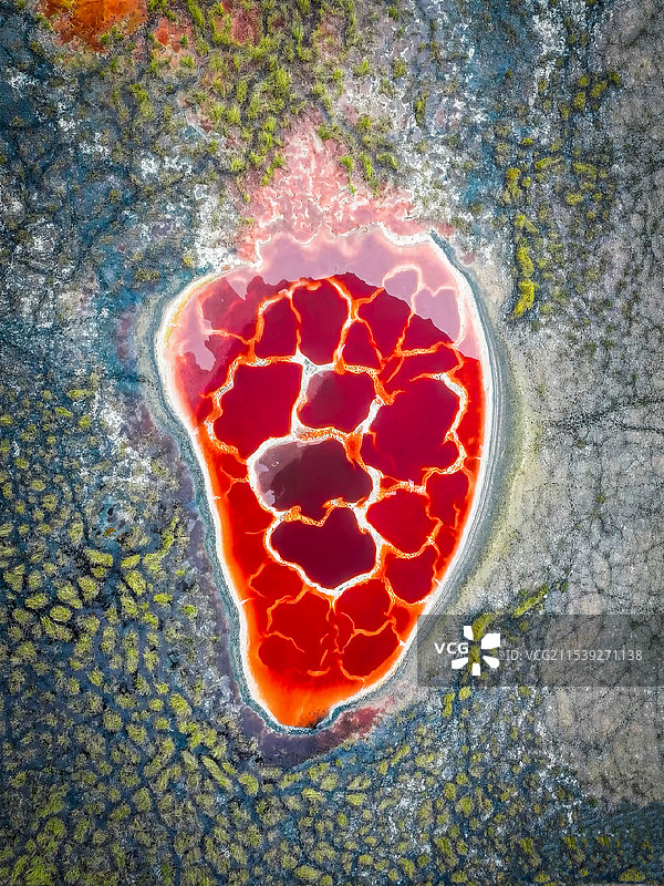 大地之心『Heart of the Earth』内蒙古｜阿拉善｜乌兰湖图片素材