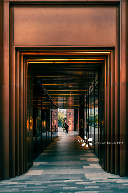 红色大门图片素材