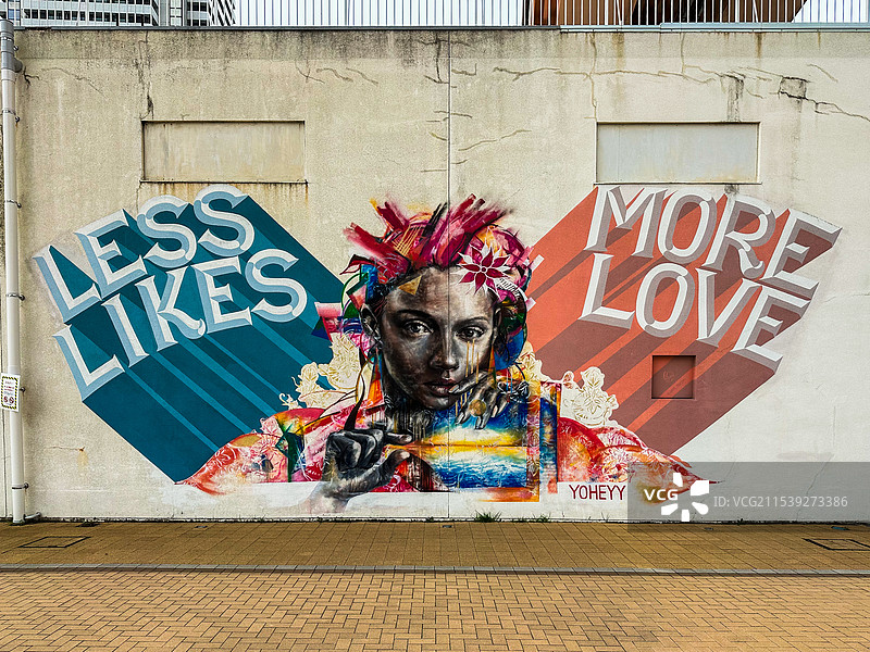 日本 神户 街头 涂鸦图片素材