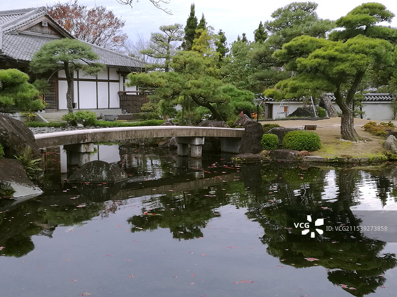日本大阪姬路好古园图片素材