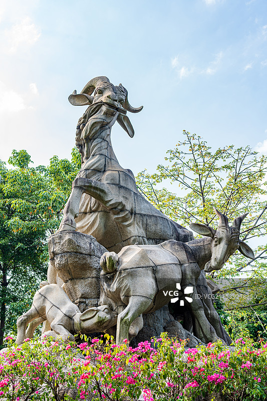 广州越秀公园五羊石像图片素材