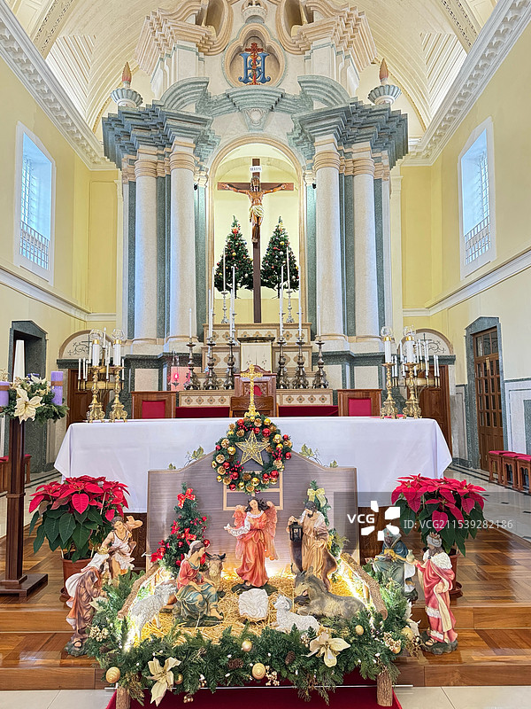 澳门圣安东尼教堂图片素材