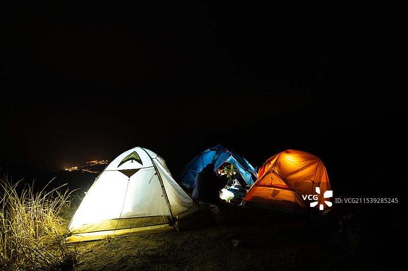 武功山高山户外露营图片素材