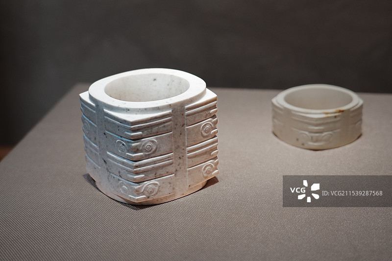 杭州良渚博物馆 玉琮图片素材