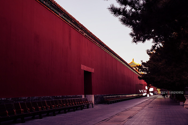 故宫110…红墙3图片素材