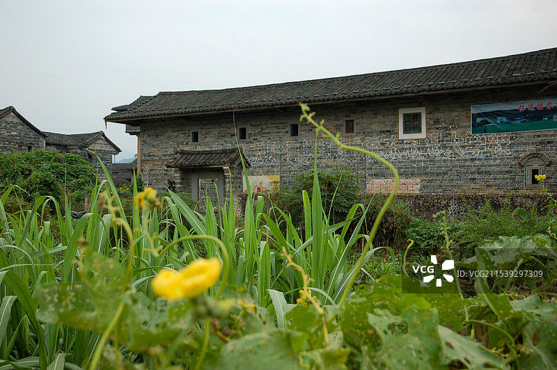 福建南靖土楼群图片素材