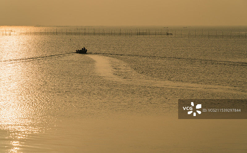 江苏金湖县高邮湖自然风光图片素材