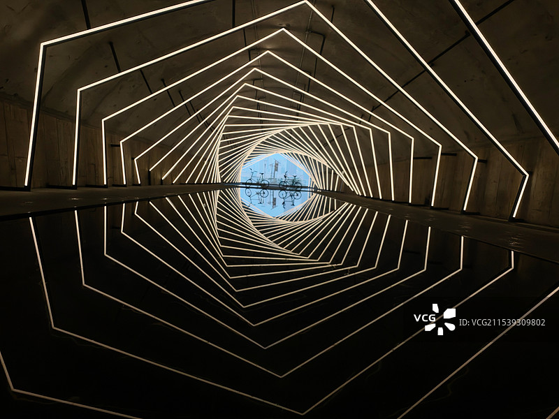 隧洞之光图片素材