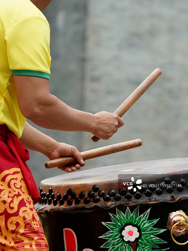 打鼓人图片素材