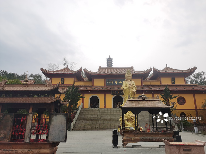 湖南岳阳 圣安古寺图片素材