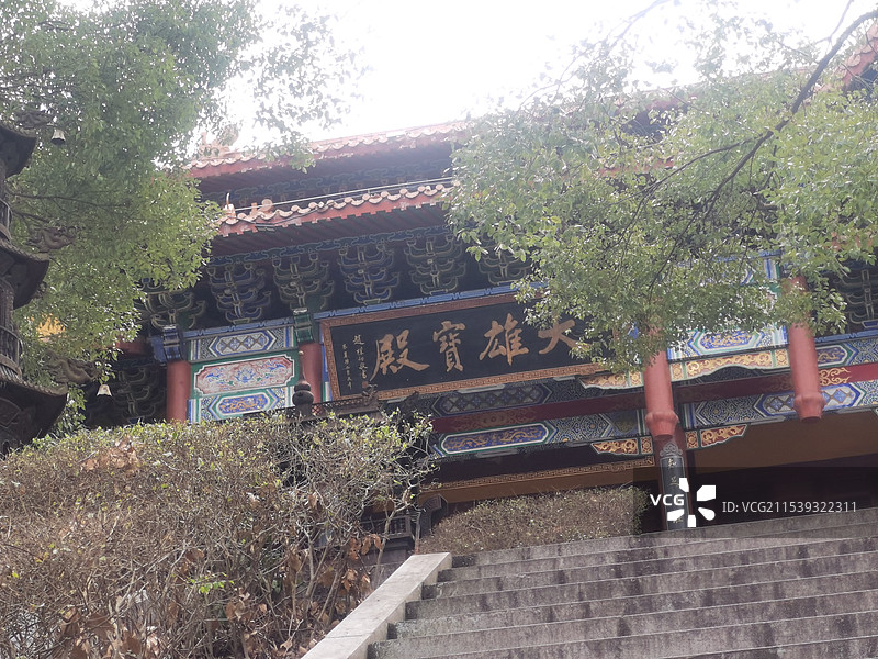 湖南岳阳 圣安古寺图片素材