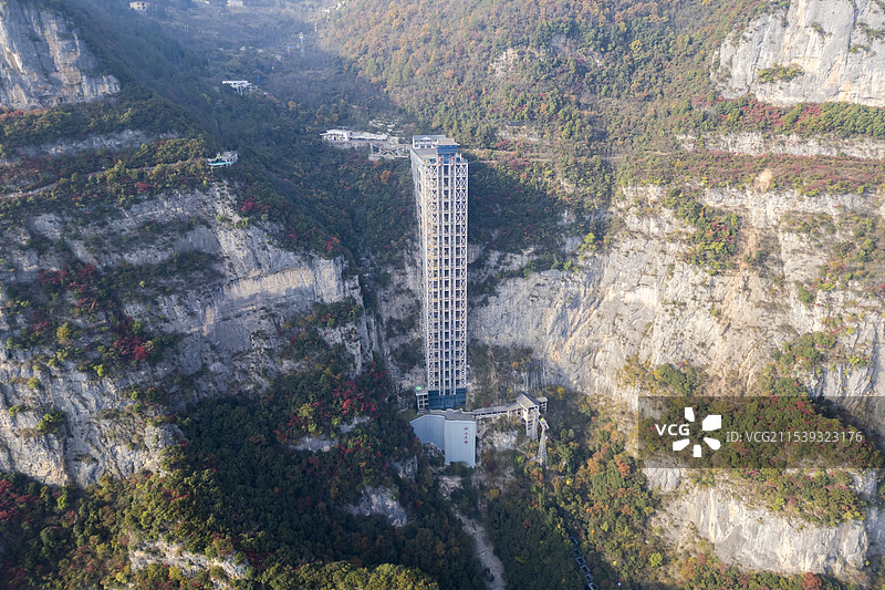 重庆巫山神女景区神女天梯图片素材