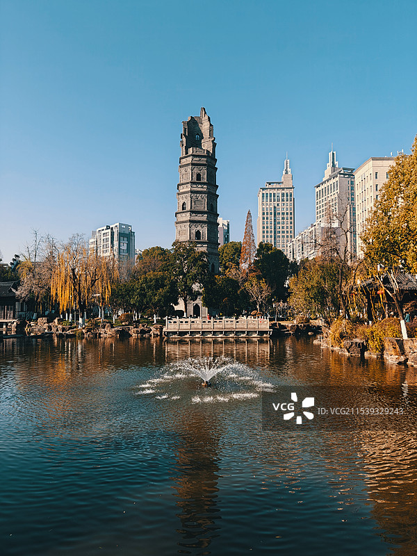 兴国寺塔图片素材