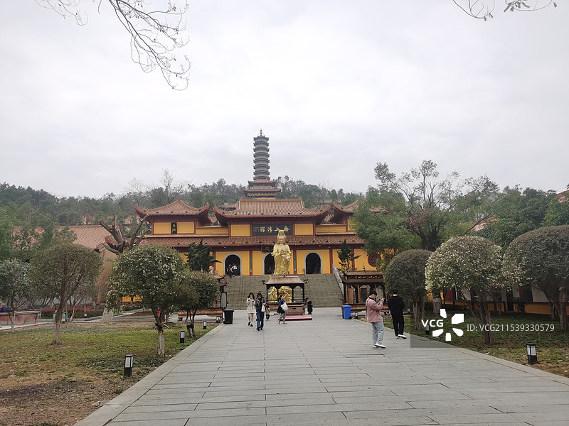 湖南岳阳 岳阳塔 圣安古寺图片素材