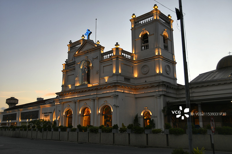 科伦坡圣安多尼圣殿 St. Anthony,s Shrine, Kochchikade图片素材