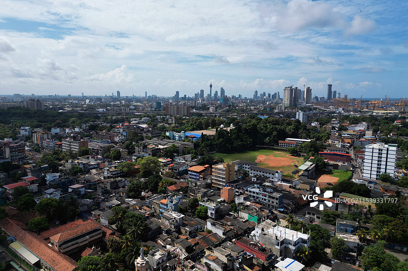 斯里兰卡科伦坡城市天际线图片素材