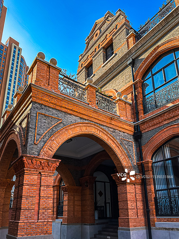 张爱玲故居 麦根路 花园别墅 老洋房 优秀历史建筑图片素材