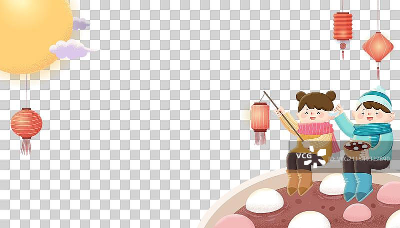 快乐的元宵节图片素材