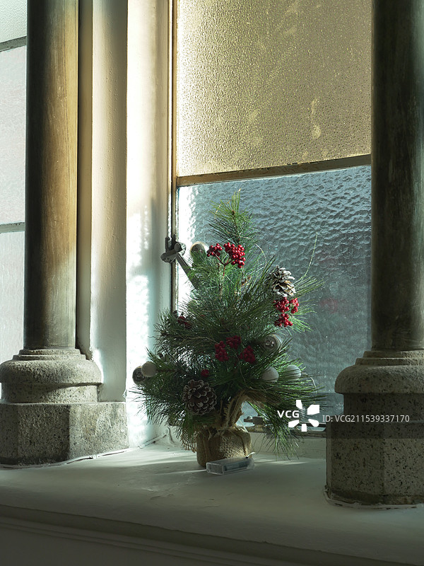 香港教堂的圣诞氛围图片素材