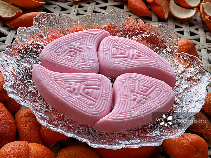 潮汕红桃粿图片素材