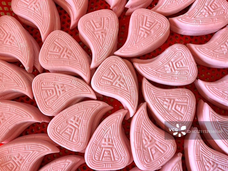 潮汕红桃粿图片素材