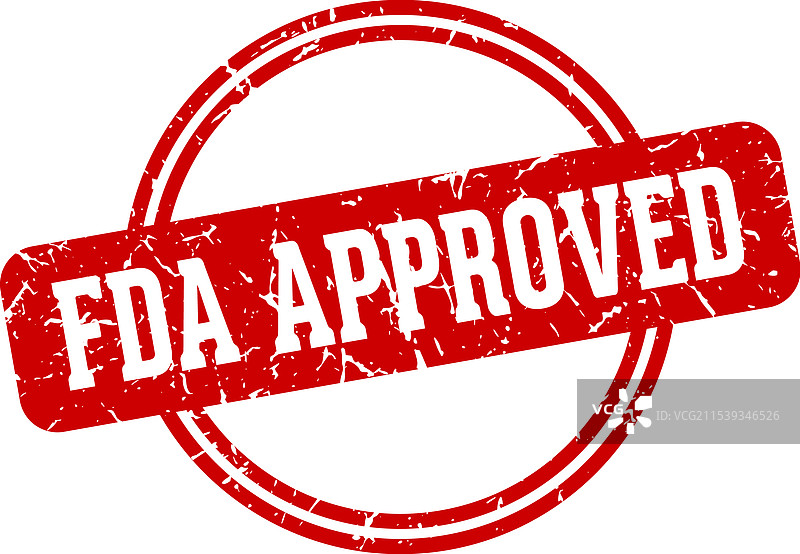 FDA批准印章图片素材