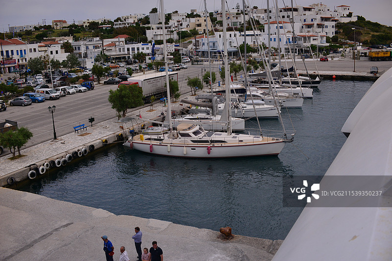 希腊米克诺斯岛图片素材