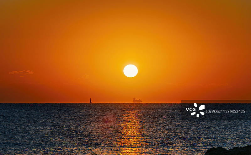 海上日出图片素材