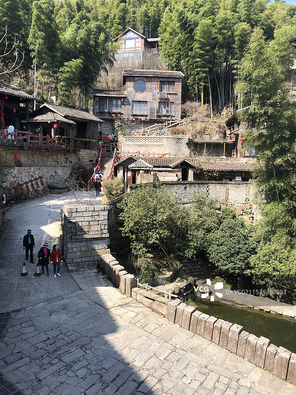 南昌梅岭泊园茶村图片素材