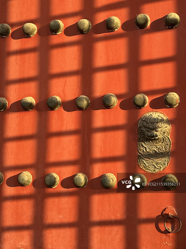 故宫·红门·光影图片素材