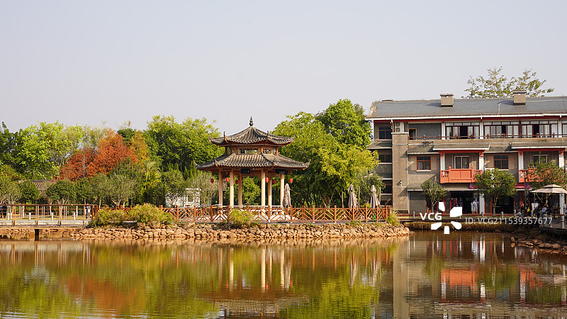 广西南宁广西民族村图片素材