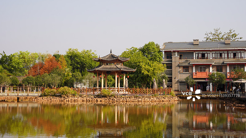 广西南宁广西民族村图片素材