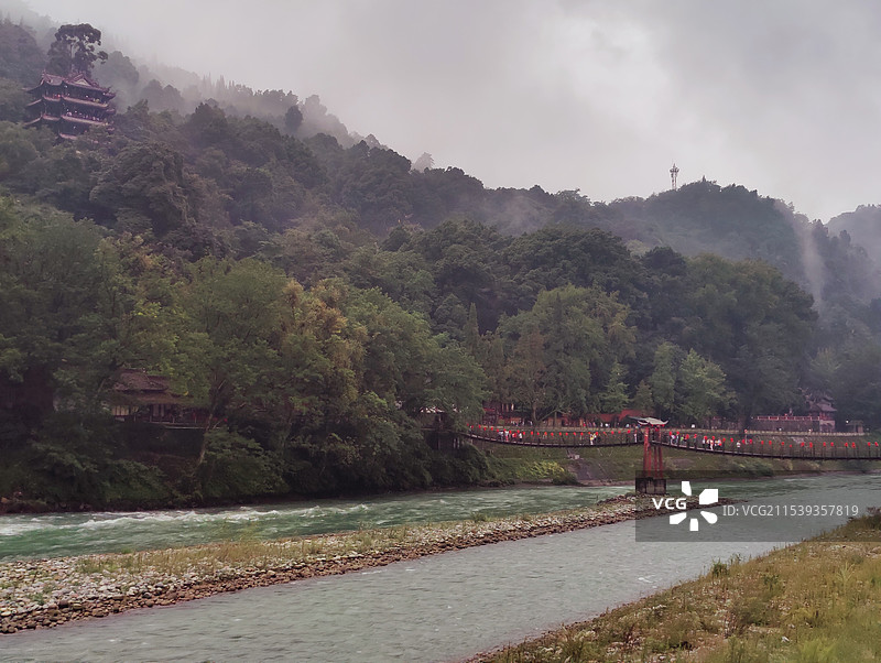 四川成都都江堰景区图片素材