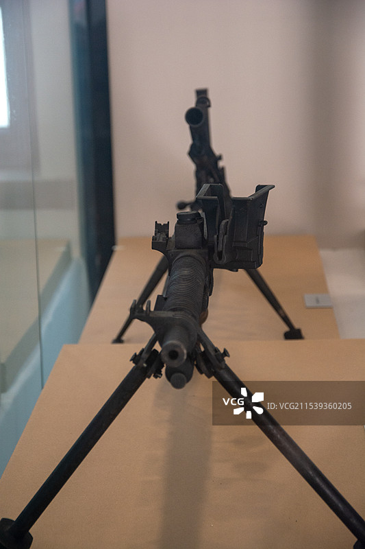 军事博物馆轻机枪图片素材