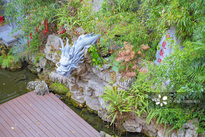 重庆市奉节县白帝城瞿塘峡景区 白龙献瑞图片素材