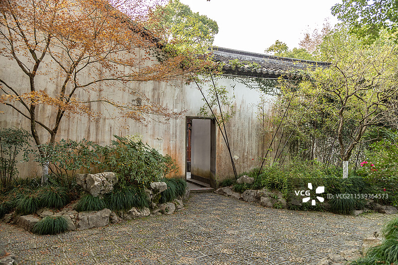 杭州西湖 曲院风荷 郭庄图片素材