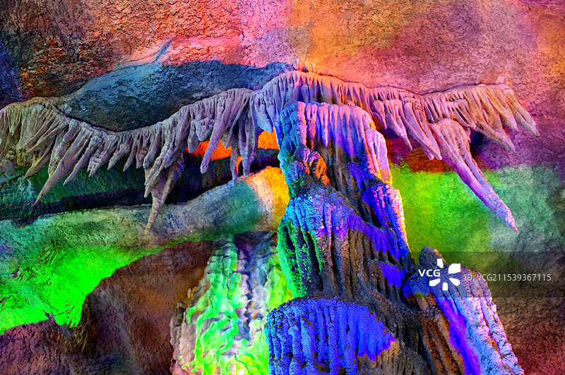 山东泰安地下龙宫图片素材